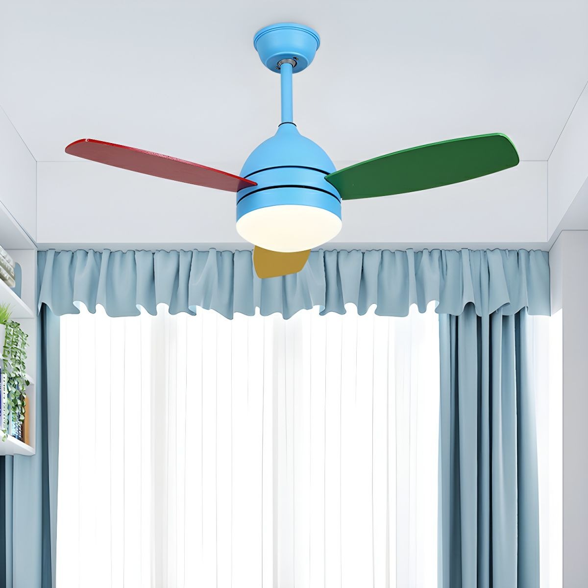 Triton’s Twirl (Blue Kids 36 inch) Ceiling Fan