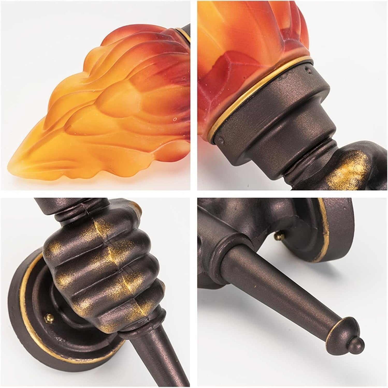 Flame's Embrace Wall Light (Outdoor/Indoor)