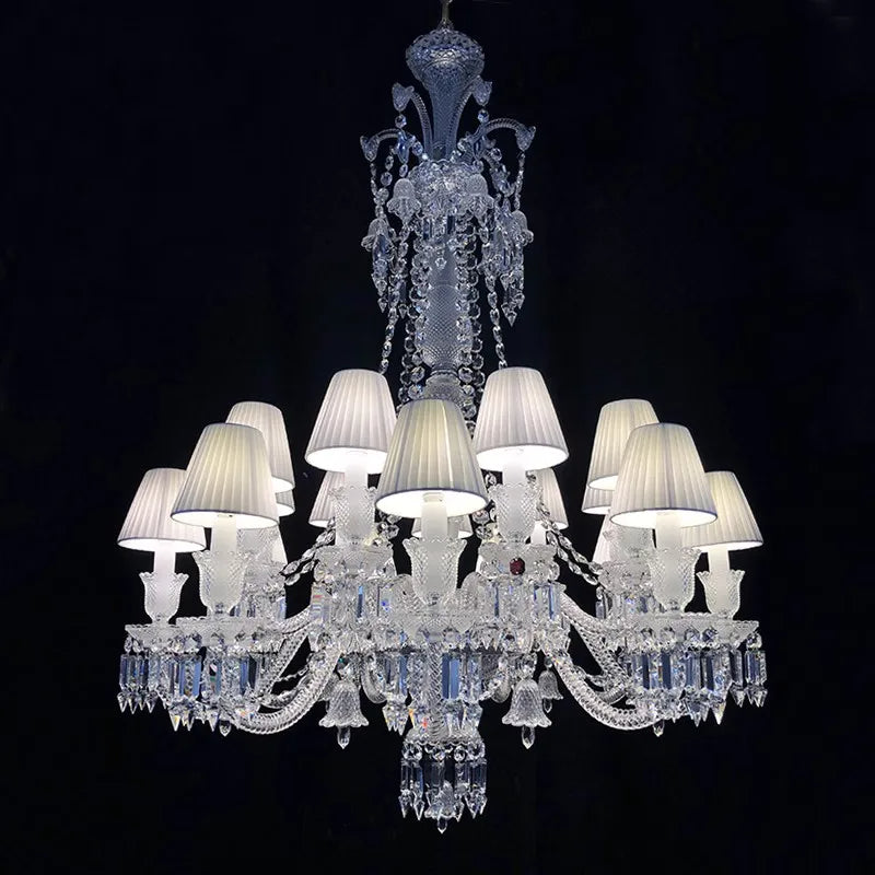 Baccarat's Grace (White, 15 Lights) Chandelier