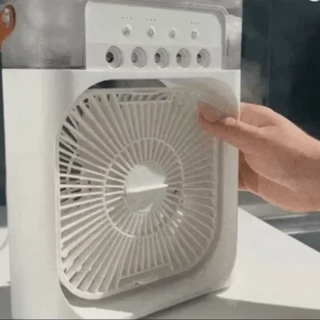 Mini Air Cooler, USB Desk Fan, Personal Evaporative Cooler