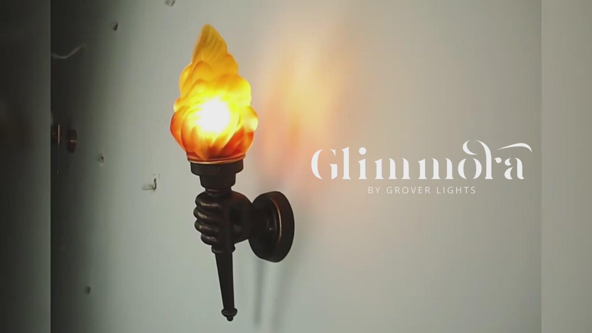 Flame's Embrace Wall Light (Outdoor/Indoor)