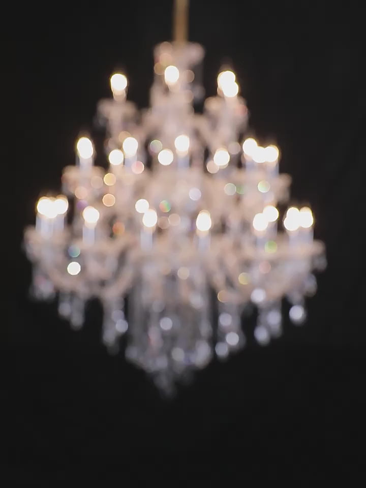 Whispers of Royals (Large, Glass) Double Height Chandelier