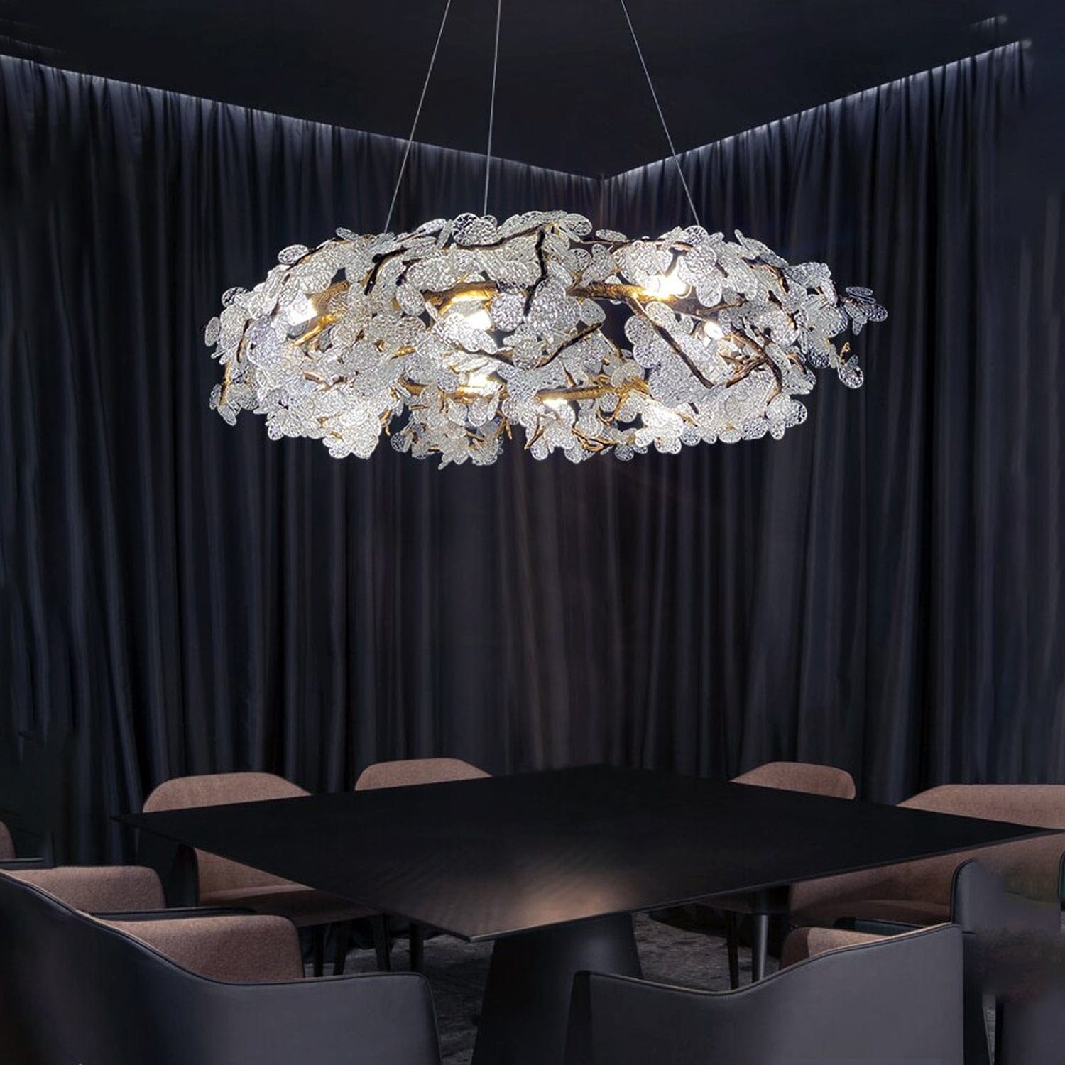 Crystal Circlet Chandelier